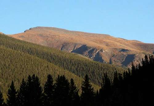 West slopes of Mount Eva as...