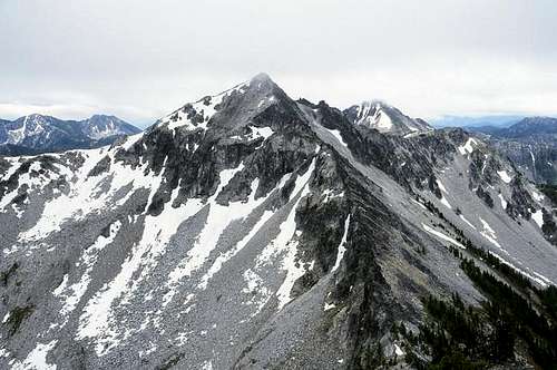 Martin Peak from the summit...