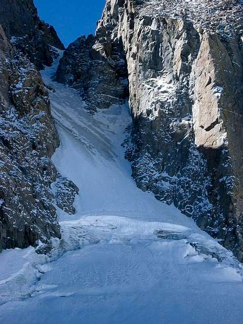 U-notch couloir conditions as...