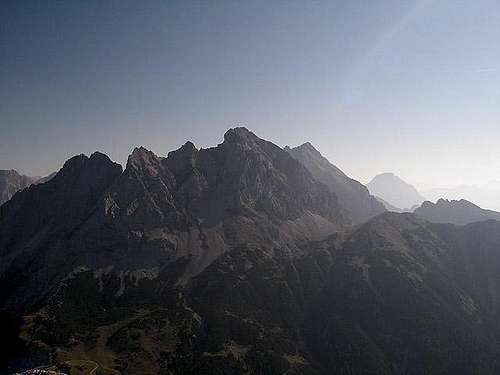 Mieming Range from summit of...