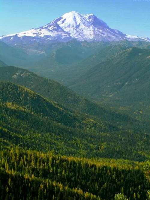 Mt Rainier, as taken from the...