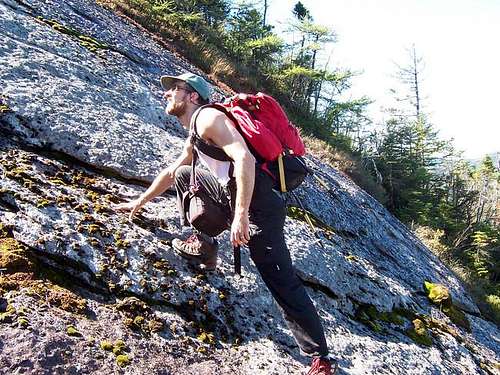 Past the top of the crux (DO...