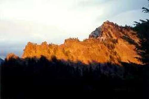 Garfield Peak in summer.

