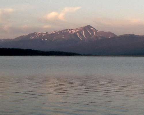 View of Mt. Elbert from a...