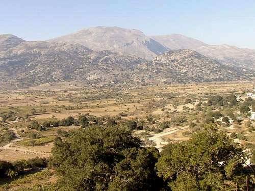 Dikti mountains from the...