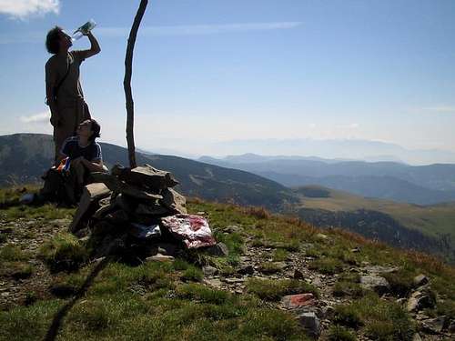 On the summit - Nadkrstac,...