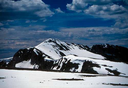 Snowdrift Peak seen from the...