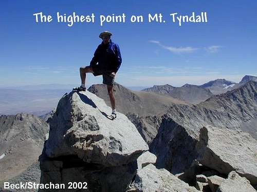  On top of Mt. Tyndall, my...
