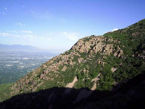 View of the valley from...