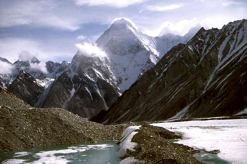 Gasherbrum IV from camp on...