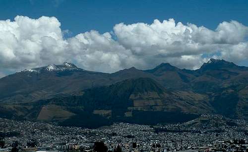The Pichincha's from south...