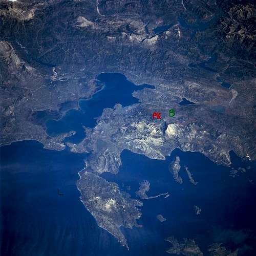 This photo taken from space...