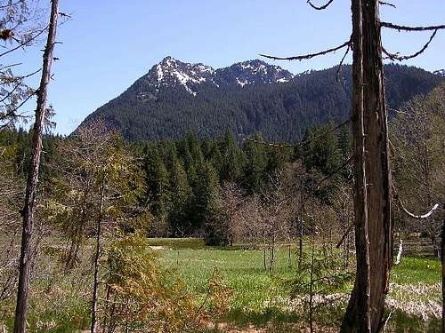 This is a view of Eagle Peak...