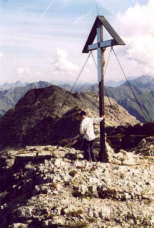 The summit cross on Großer...