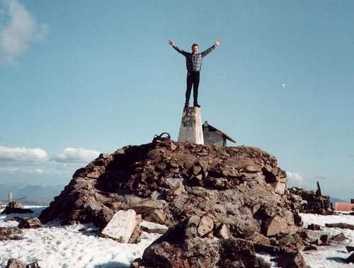 My first time on the summit...
