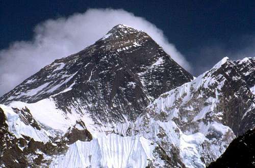 Everest from Gokyo Peak in...