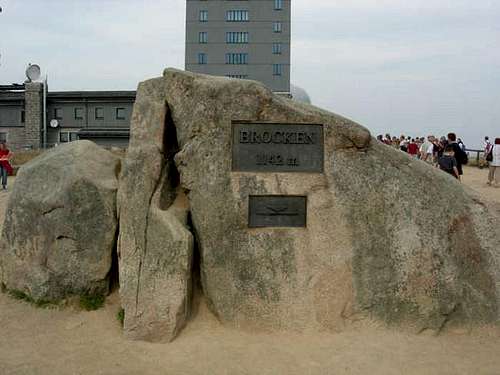 Summit stone of Brocken...