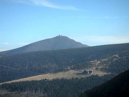 The Snezka massif seen from...