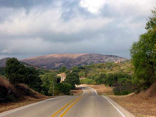 Enchanted Rock viewed in the...