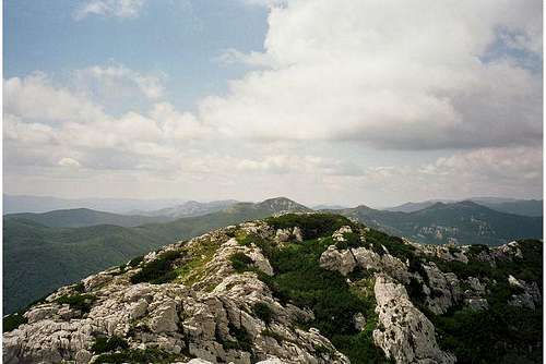 view on gorski kotar from...