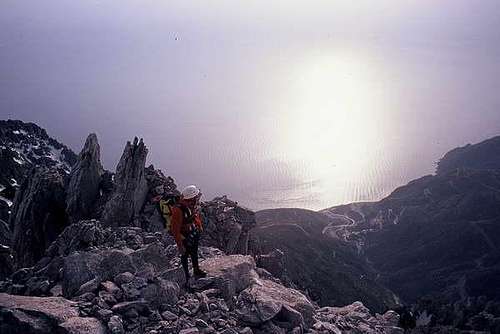 Near top of Mount Athos.The...