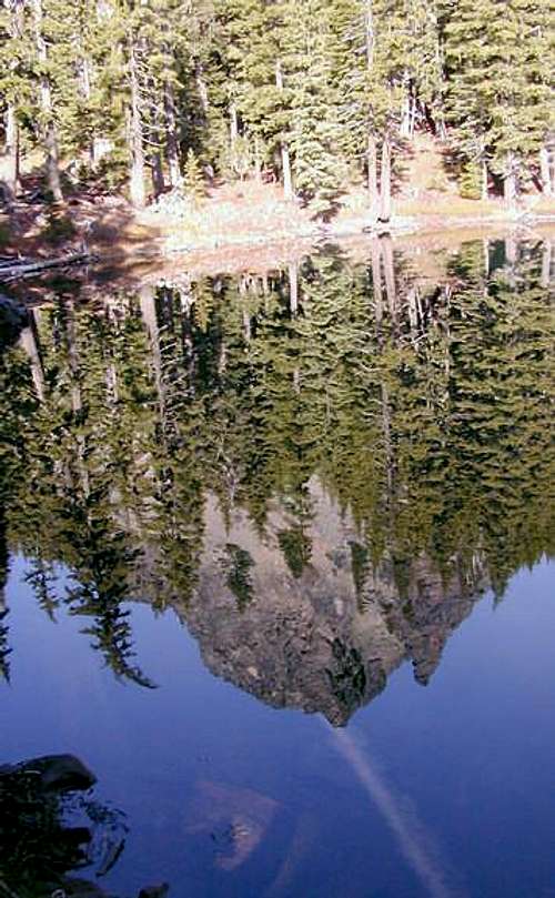 Reflection of Mount Yoran in...