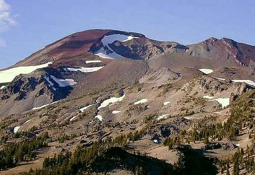 The South Sister from near...