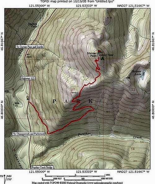 Shriner Peak Trail