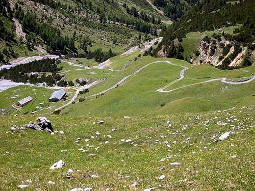 the road to V Alpini