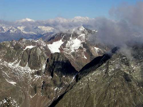 The Roter Knopf (3281m) from...