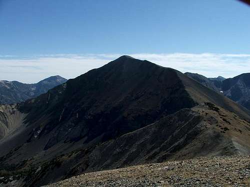 Hurwal Divide summit from the...