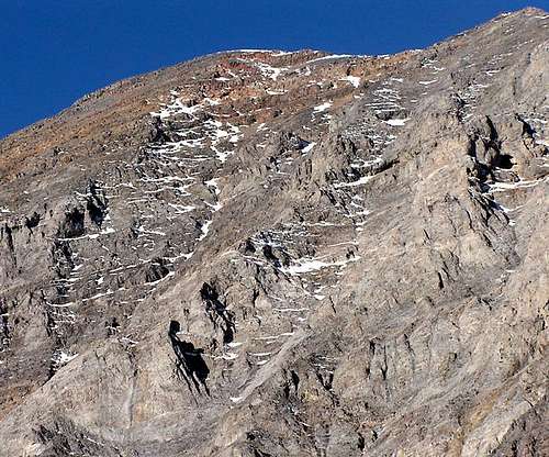 The east face of Diamond Peak...