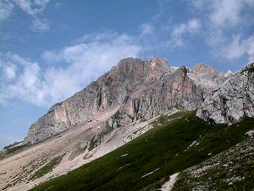 Sasso Di Tasca (2866m), July...