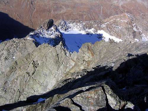The north-west ridge.