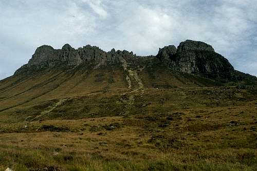 Stac Pollaidh from near the...