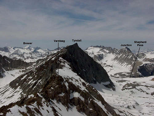 Mt. Versteeg viewed from the...