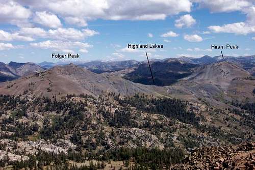 Folger Peak from the west.