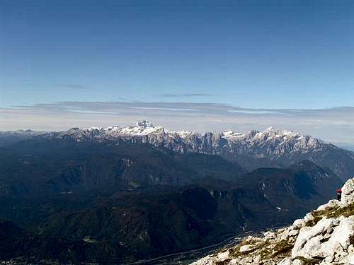 The large masive of Julian Alps