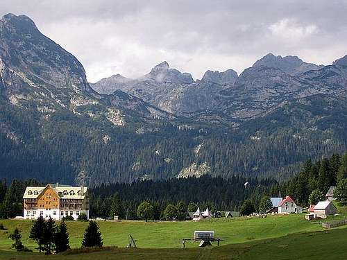 Alpine scenery of Zabljak...