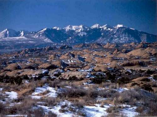 Picture of the La Sals in...
