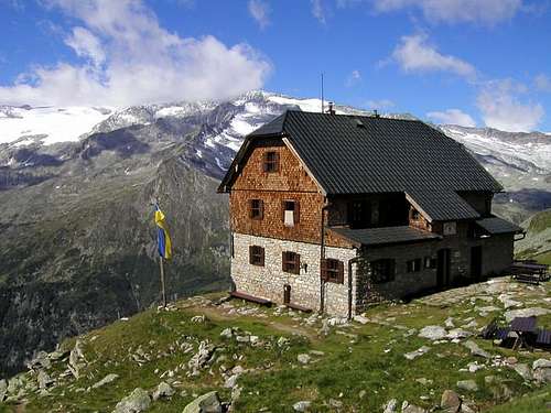 The hut Kattowitzerhütte...