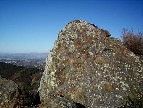 The summit of Ganja Rock. The...
