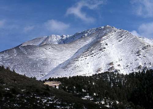 Doublespring Peak as viewed...