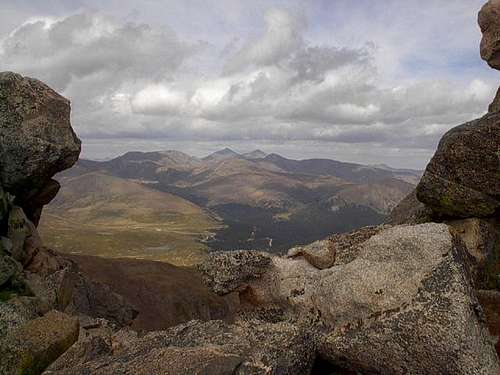  View of Grays Peak (left)...