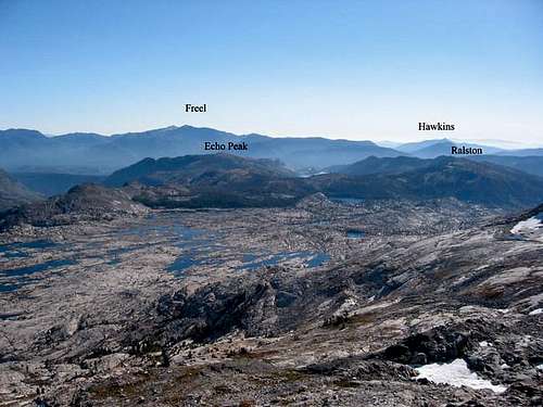 Echo Peak as seen from Mount...
