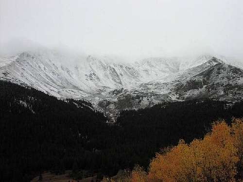 Mt. Elbert in early October,...