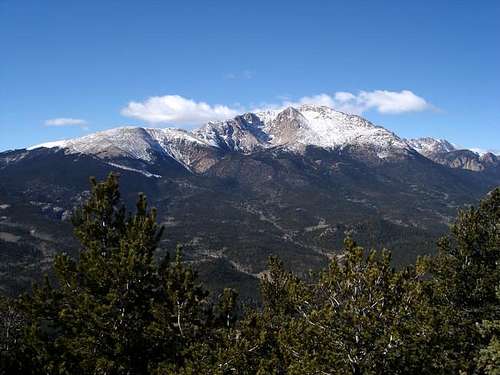 Pikes Peak from the summit...