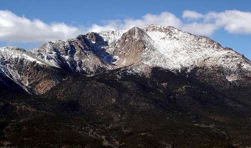 Close up of Pikes Peak from...