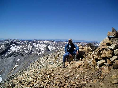 Jim Holcomb on the summit of...