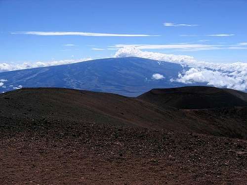 View from the summit of Mauna...